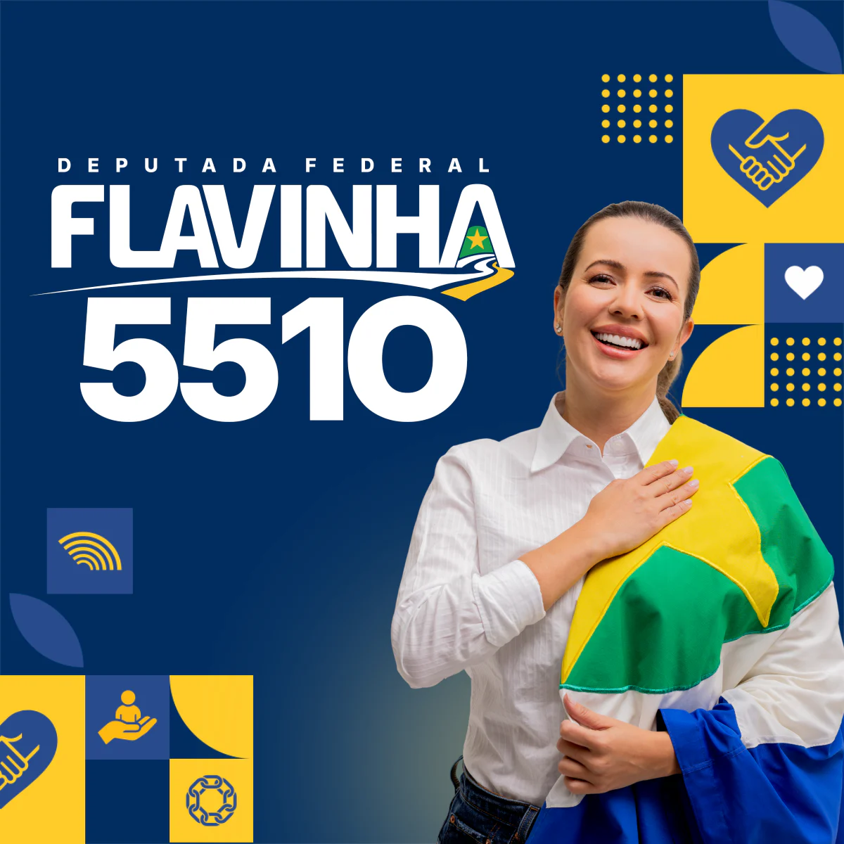 Flavinha 5510, candidata a deputada federal por Mato Grosso